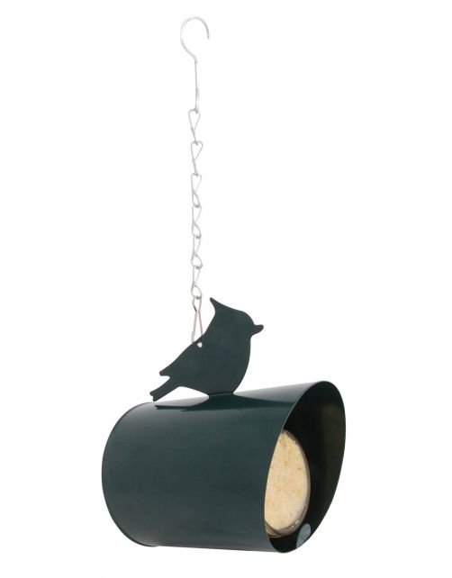 Best For Birds Pindakaas Huisje Metaal - Voederhuis - 11x15x15 cm Groen
