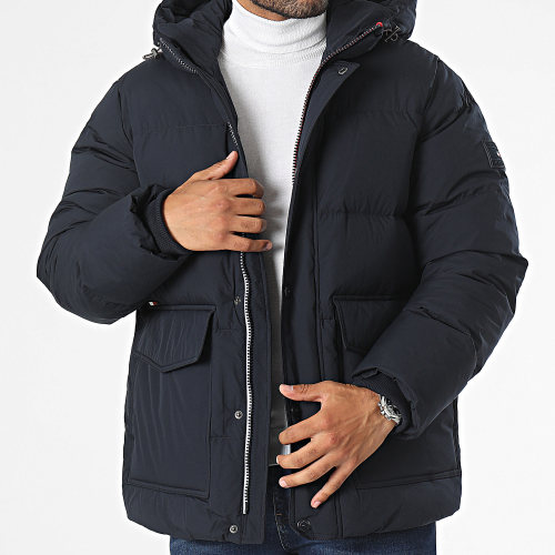 Doudoune Capuche Rockie Down 2789 Bleu Marine