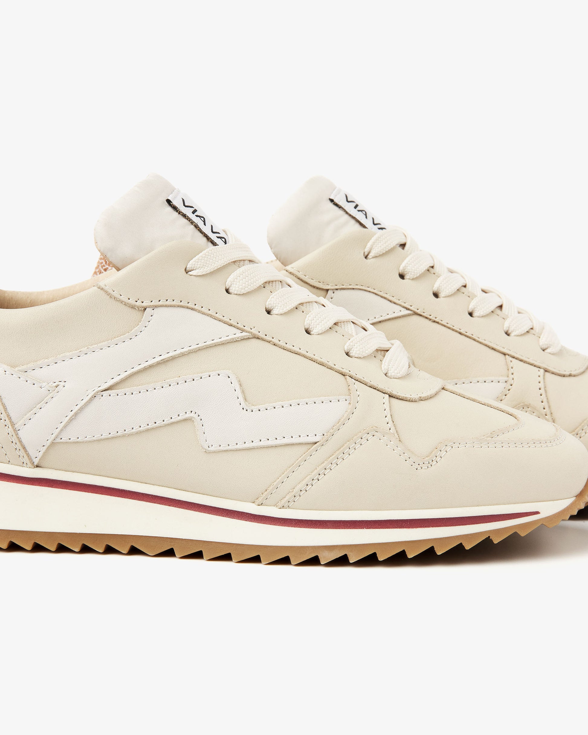 VIA VAI beige dames sneakers Mikki Alex