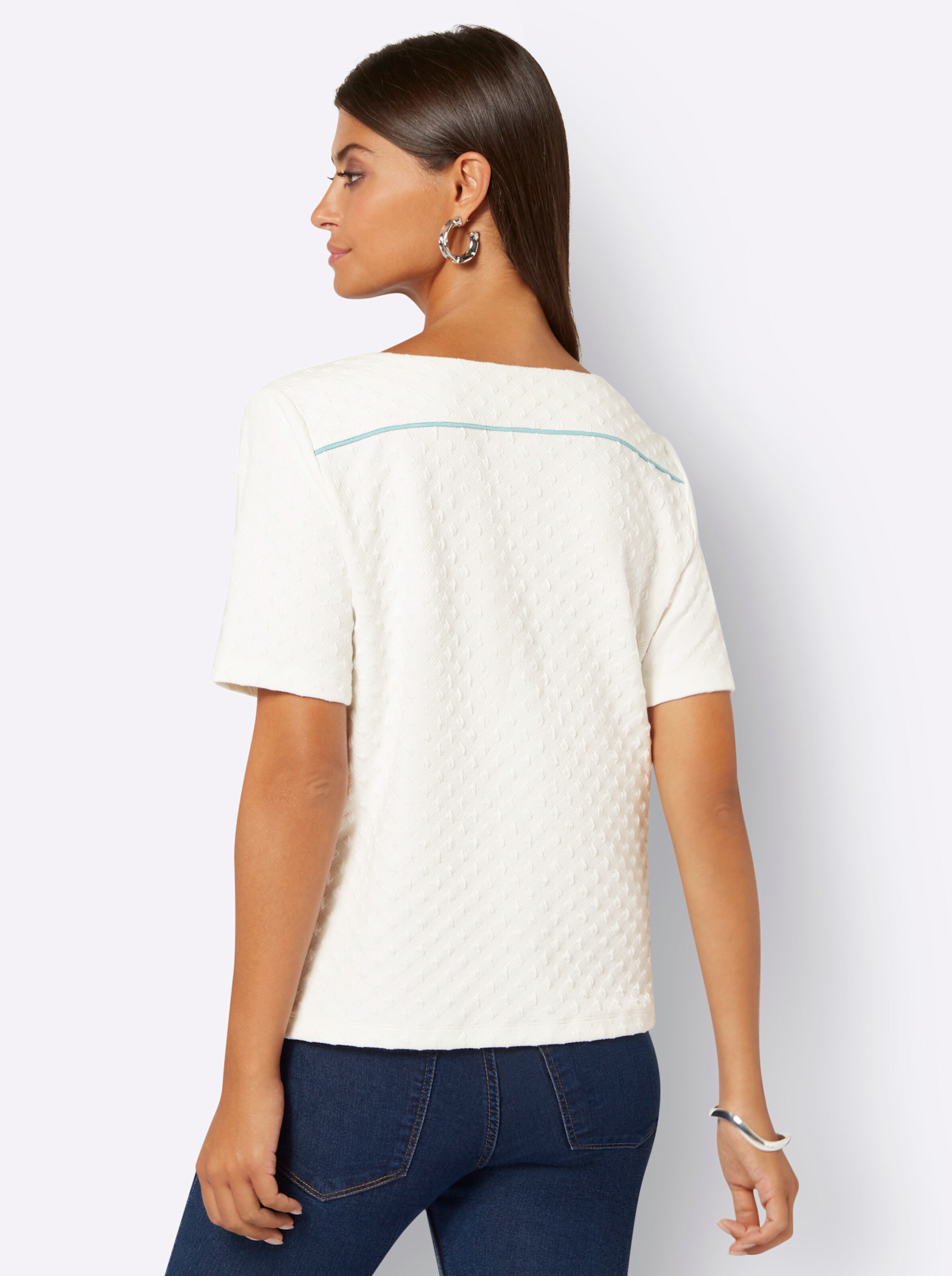 Shirt in ecru