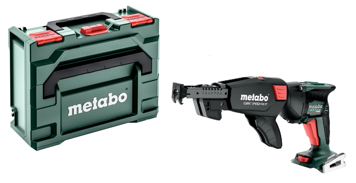 Metabo HBS 18 LTX BL 3000 18V LiHD accu bandschroefmachine body incl. opzetstuk in MetaBox - 10Nm