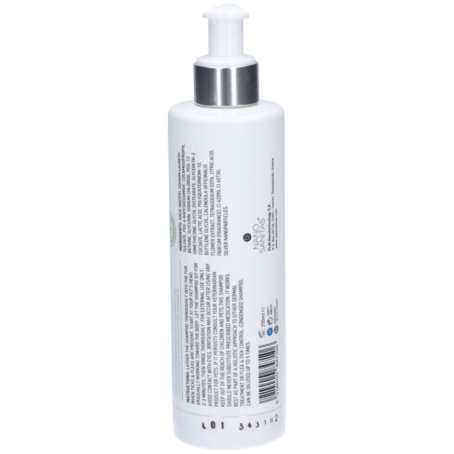 NanoSanitas Shampoo male advanced fur care