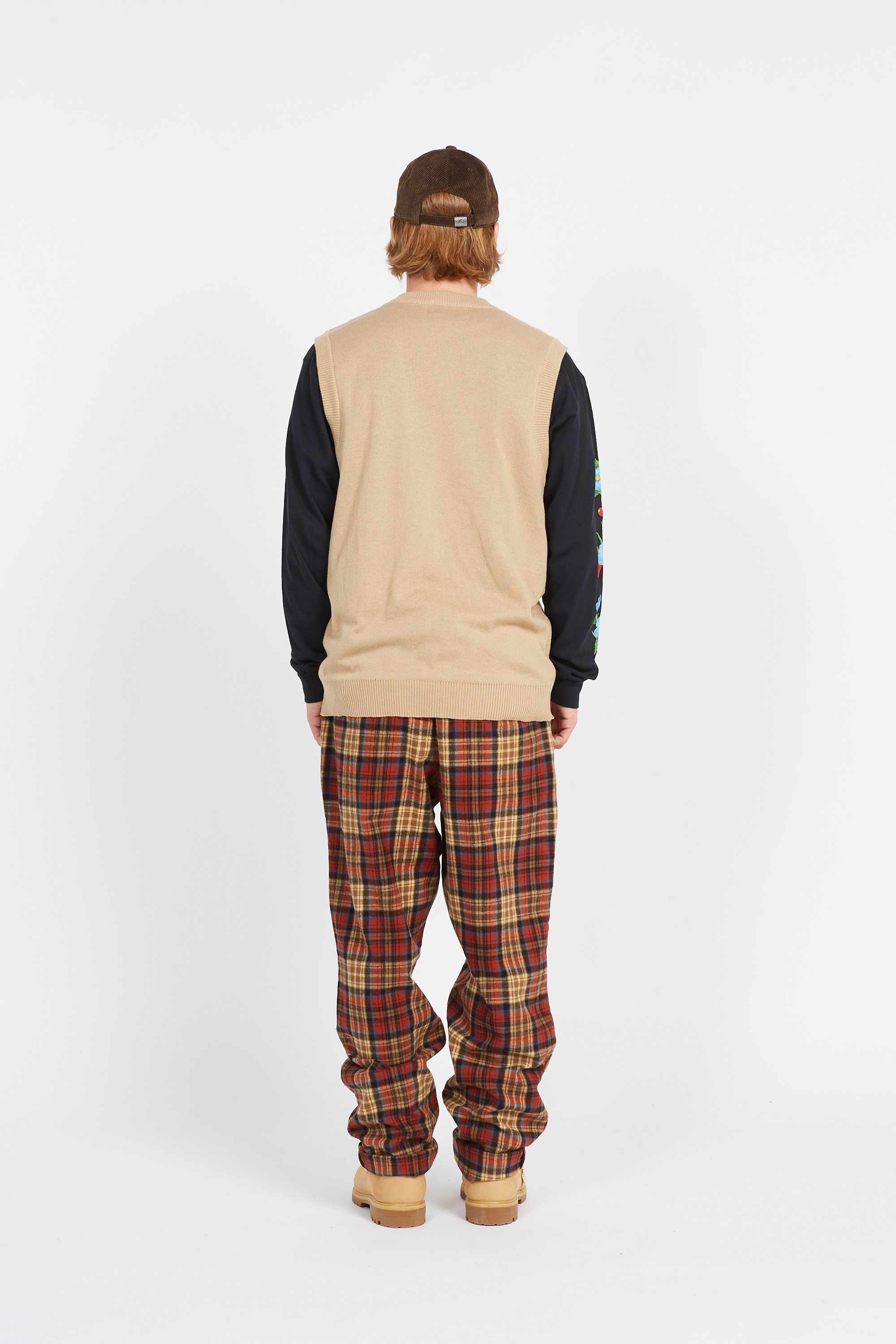 RIPNDIP Pull Natural Shock Knit Sweater Vest Beige