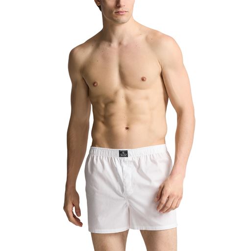 Ralph Lauren Cotton 3-pak Boxershorts, Stripe/White/Est Blue, M