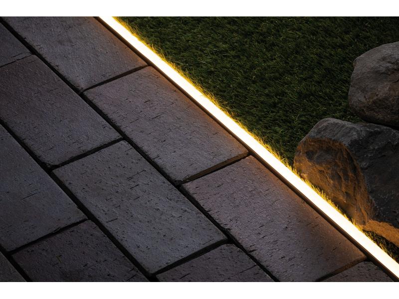 Paulmann LED-Stripe Plug & Shine Smooth, 3000K, 10m, Weiss Outdoor Stripe