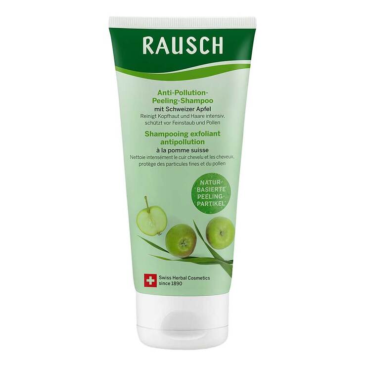 Rausch Anti-Pollution-Peeling-Shampoo mit Schweiz.Apf., 100 ml