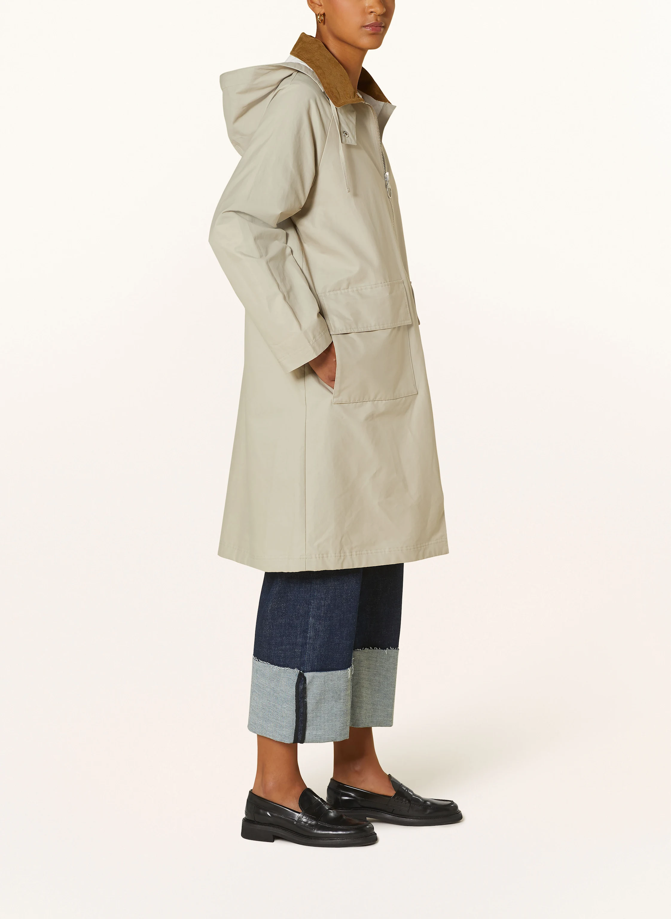 Barbour Mantel JEMA mit abnehmbarer Kapuze