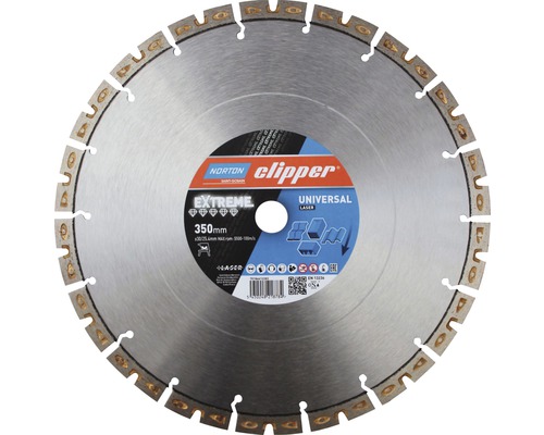 Norton Clipper diamantschijf Extreme Universal Laser Ø 350x25,4 mm