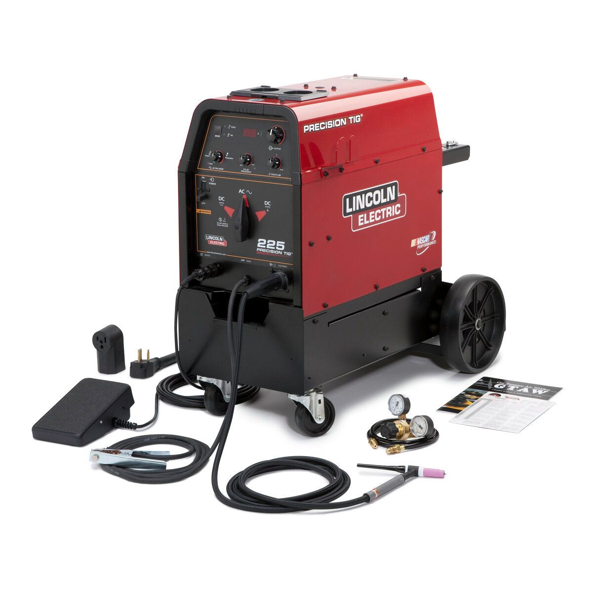 Máquina de solda TIG Precision TIG® 225 Ready-Pak® com carrinho