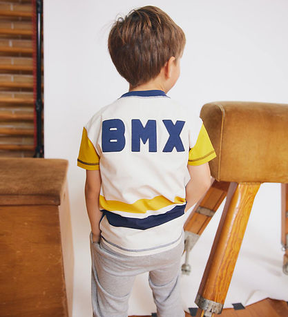 Freds WoRød T-shirt - BMX - Academy/Hvid/Gul