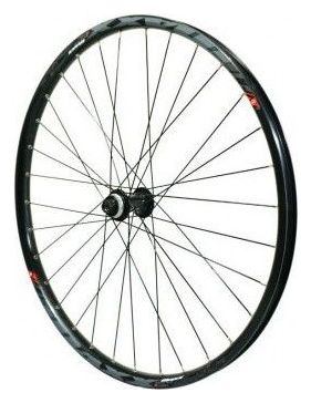 Roue vtt 27.5  maxx 25 freeride disc centerlock avant noir Shimano mt400 (tubeless et tubetype)  pour axe traversant 15-100