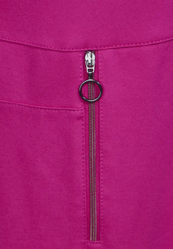 Knielanges Jerseykleid - bright cozy pink