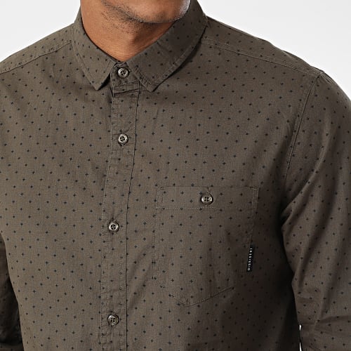 Chemise Manches Longues Leeward Vert Kaki