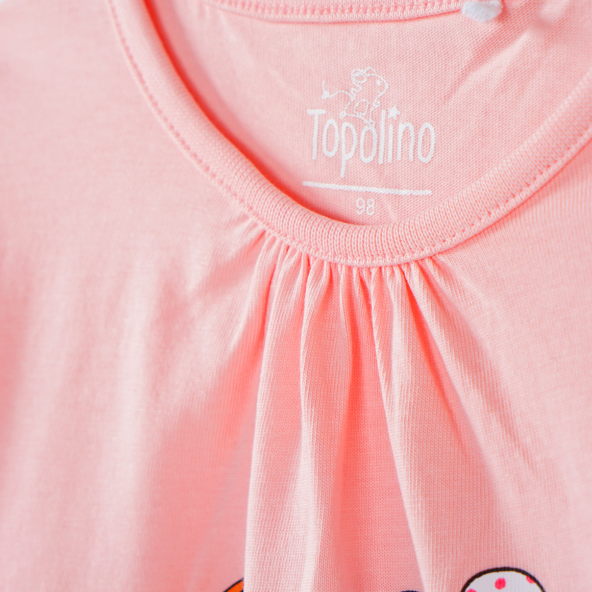 Topolino Mädchen Langarmshirt mit Pailletten-Motiv rosa