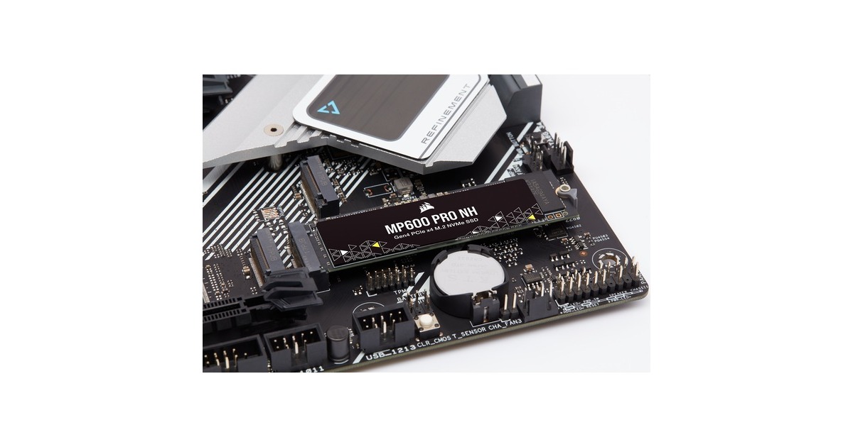 CorsairMP600PRO NH PCIe 4.0 NVMe M.2, 8 TB SSD  (CSSD-F8000GBMP600PNH, PCIe Gen 4.0 x4, NVMe 1.4, M.2 2280)