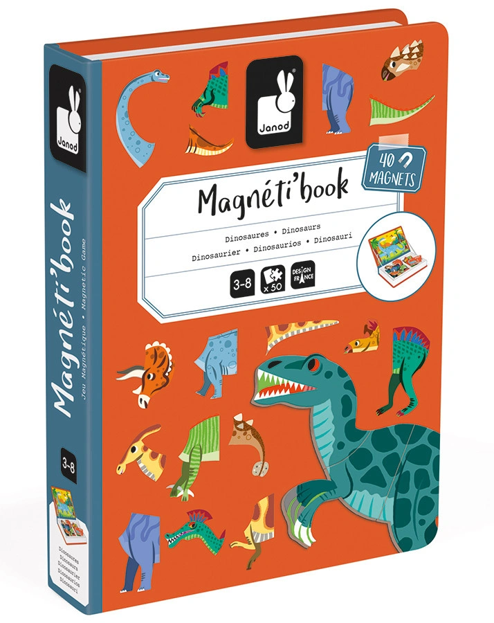 Magnetspiel MAGNETI’BOOK – DINOSAURIER