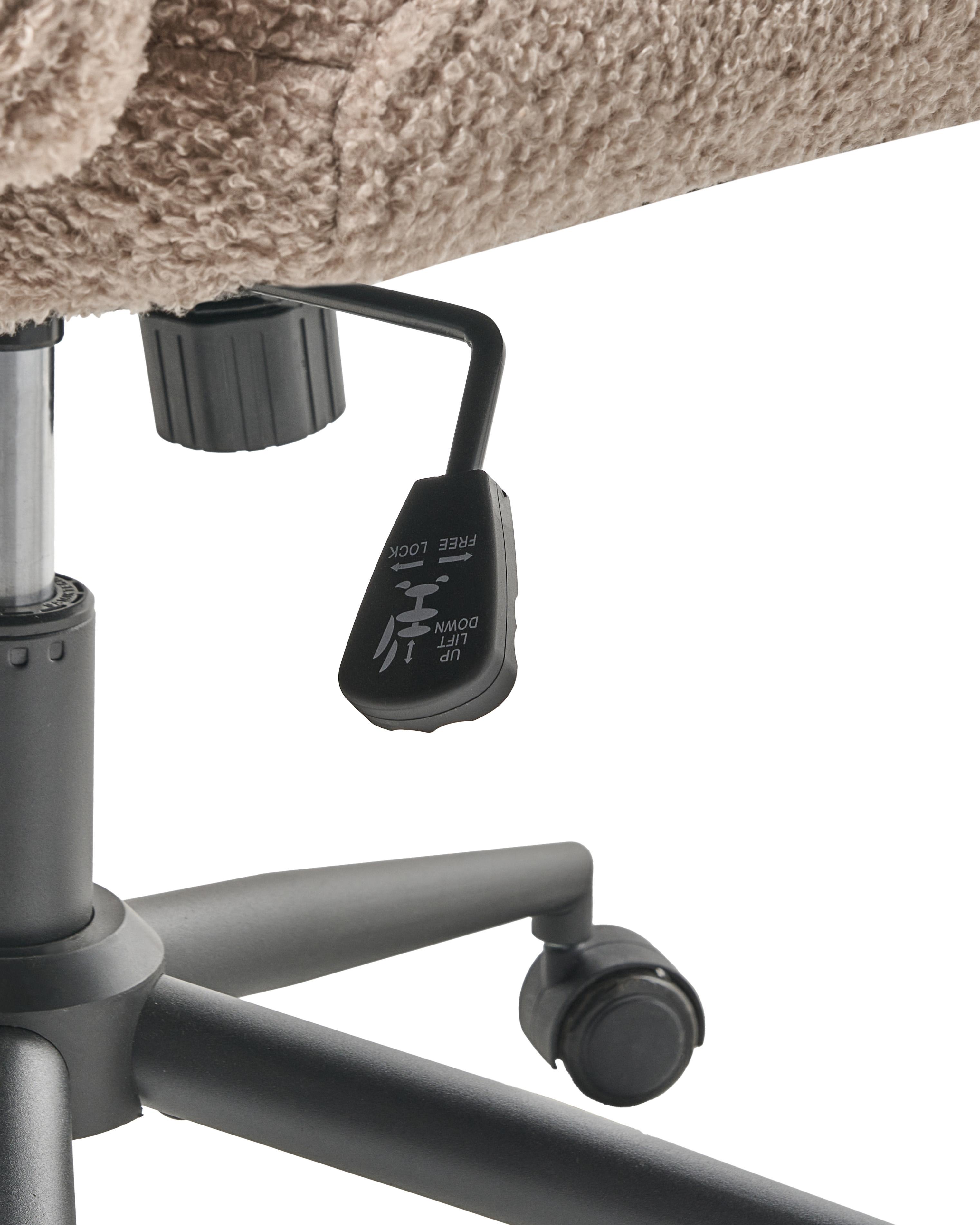 Bureaustoel CATLIN Bouclé Beige