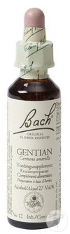 Fleurs De Bach Remedie 12 Gentian/Gentiane 20ml