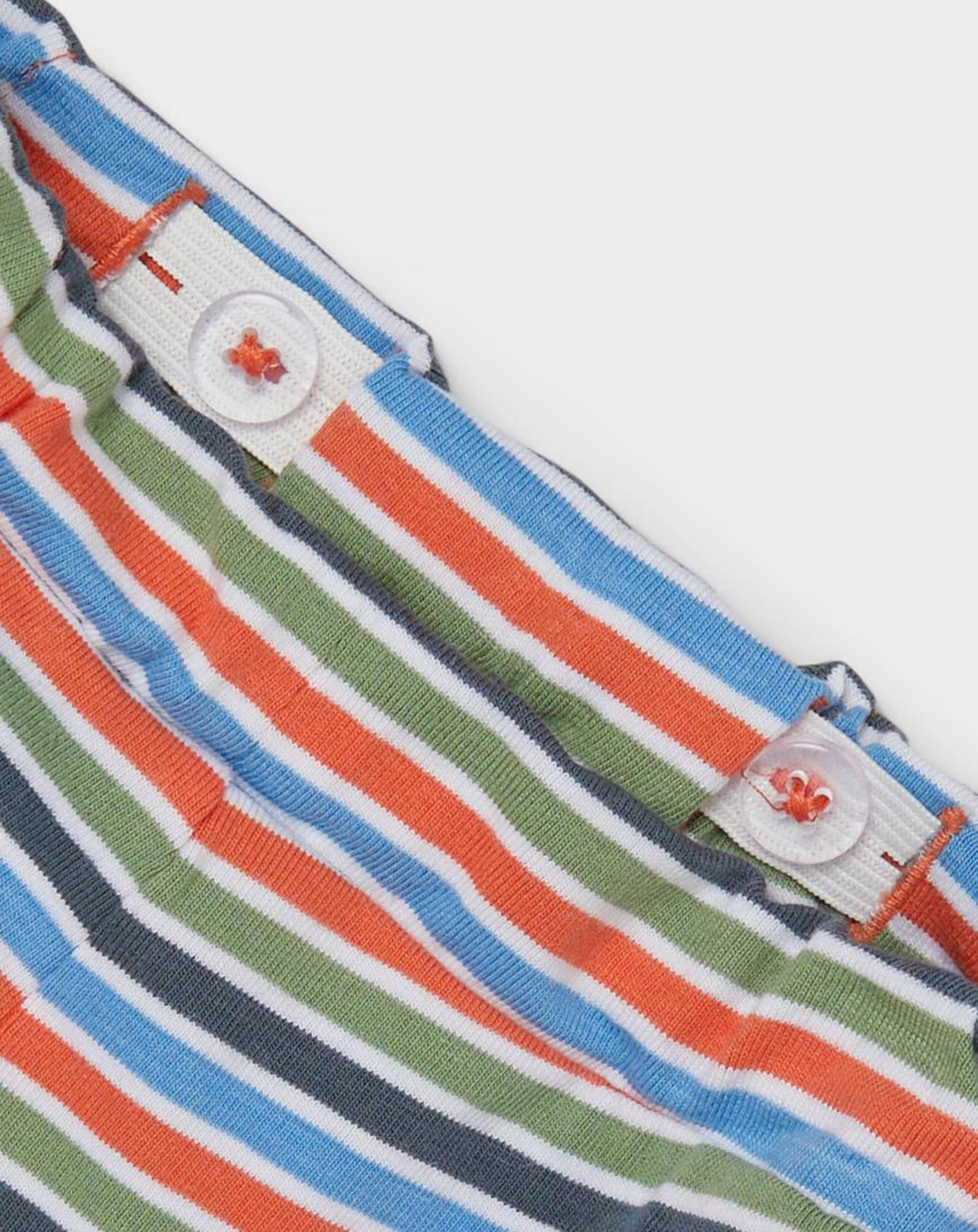 Shorts NBMFORIS gestreift in bright white