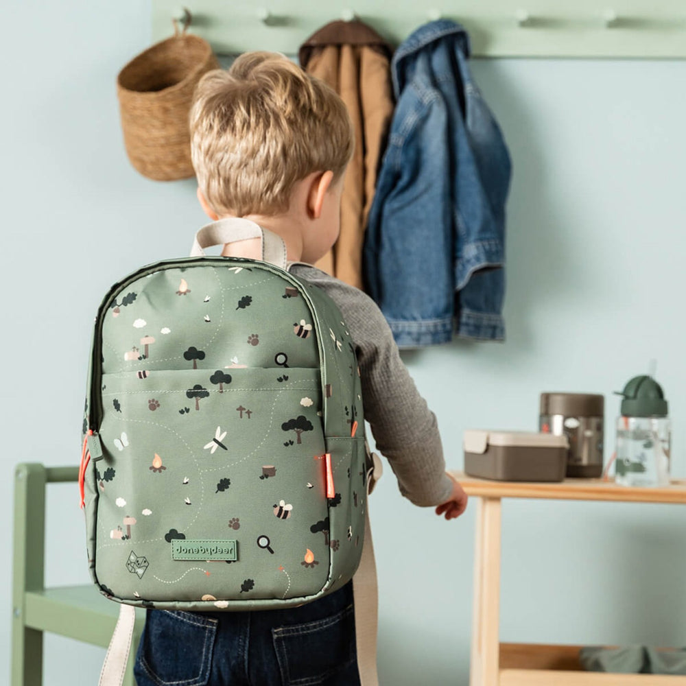 Køb DonebyDeer Green Tiny Trails Kids Rygsæk
