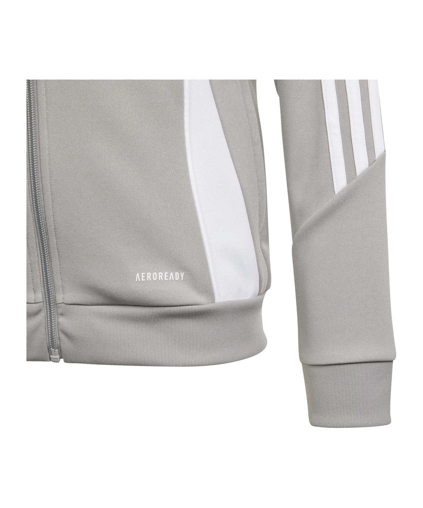adidas Tiro 24 Trainingsjacke Kids Grau Weiss