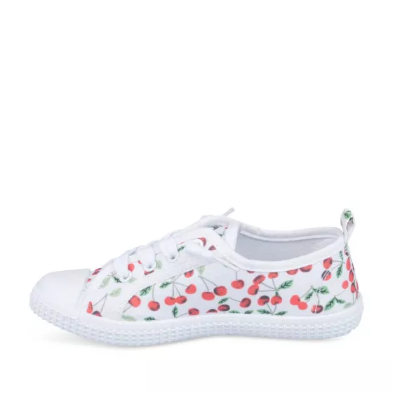 Baskets BLANC LOVELY SKULL