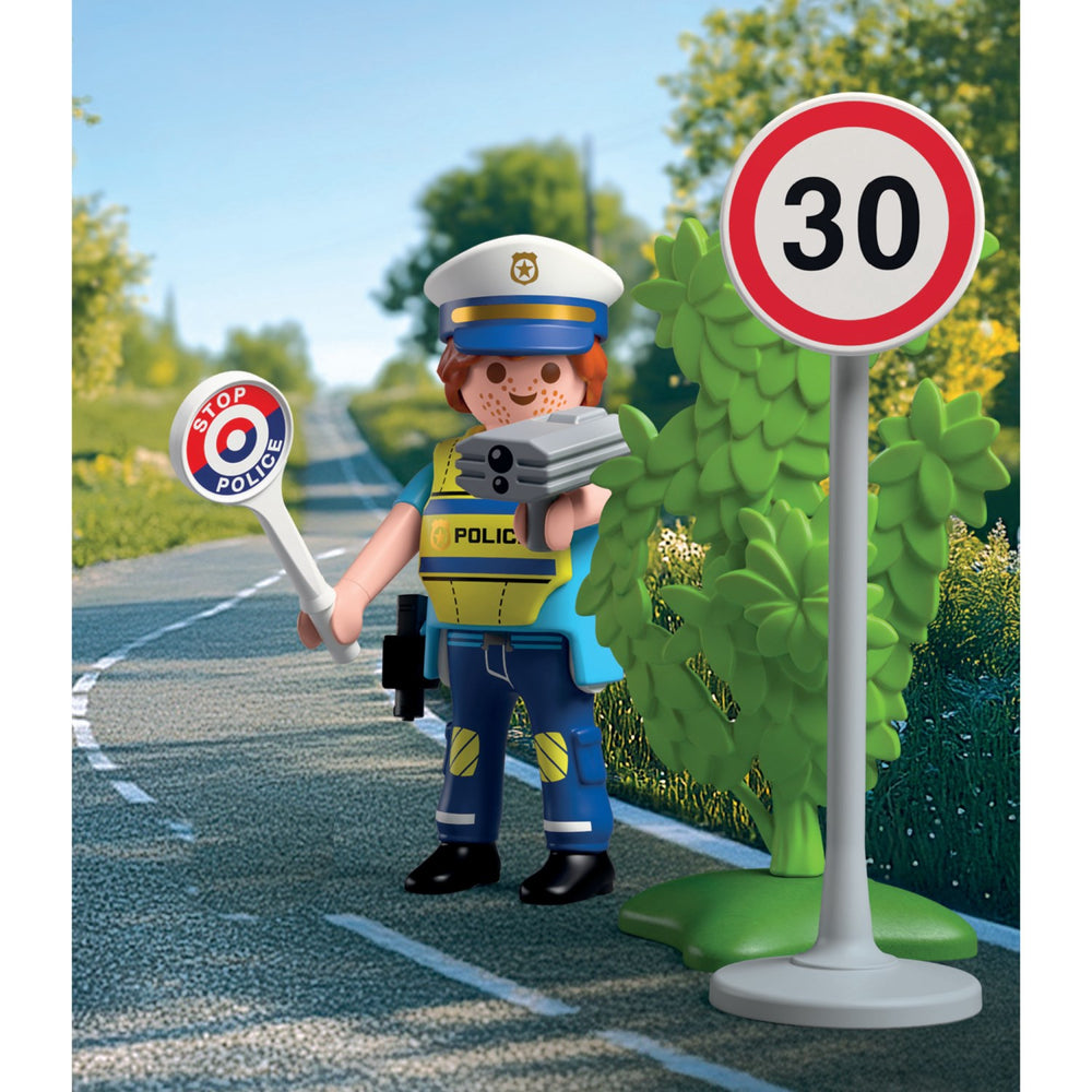 Køb Playmobil® Police Officer With Speed Detector