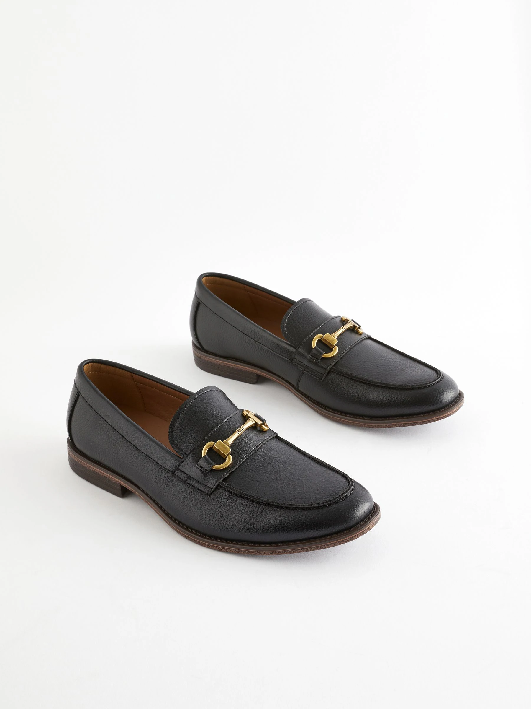 Zwart - Loafers met trens-bies