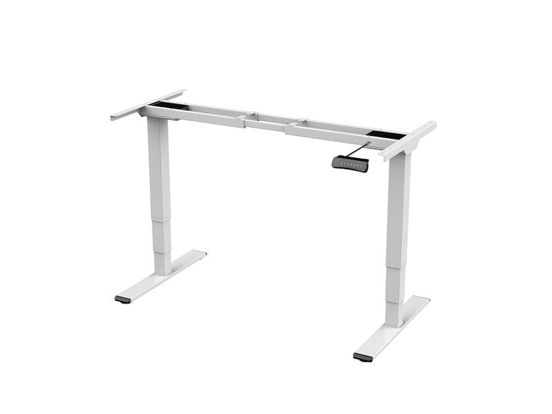 Contini Tischgestell RAL 9016 1100 - 1700 mm ohne Platte Abwechslungsreiches Arbeiten im Stehen und Sitzen