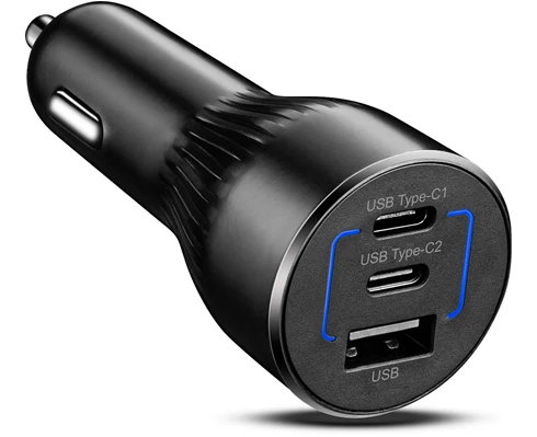 Andersson Car Charger 2xUSB-C PD   1xQC3.0 (95W)