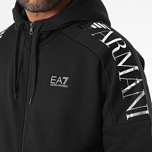 Sweat Zippé Capuche 6RPM24-PJHLZ Noir Argenté