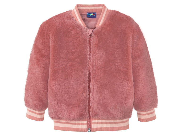 Pluchen jas voor meisjes, polyester
