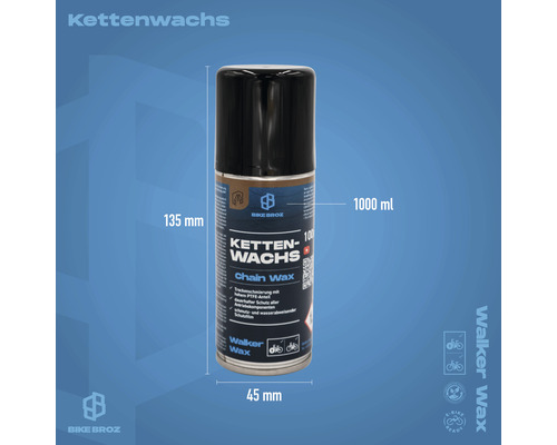 Bike Broz fietskettingwas 100ml Walker Wax
