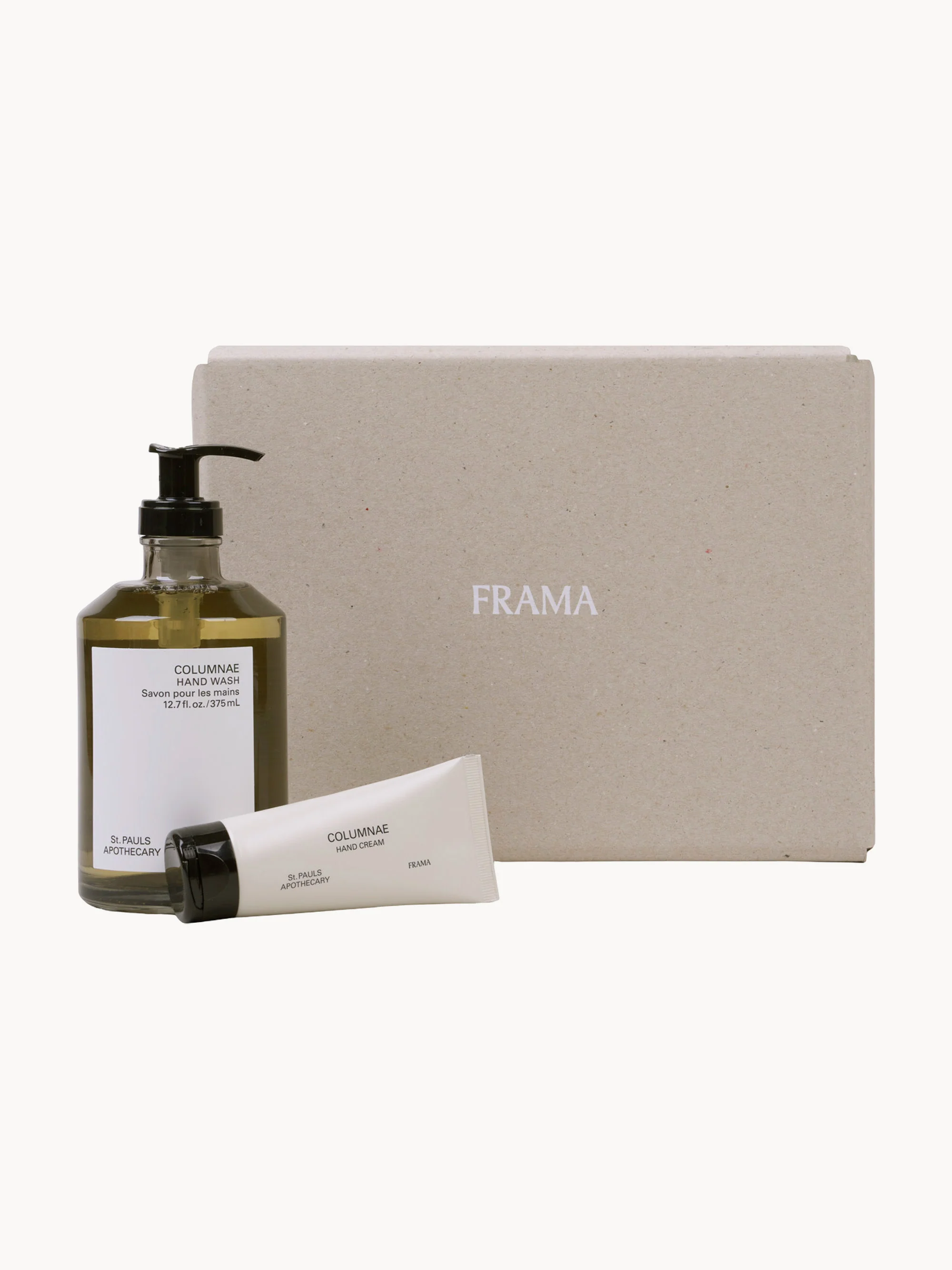 Handverzorgingsgeschenkset Columnae (vetiver, zwarte peper, bittere sinaasappel & tuya), 2-delig