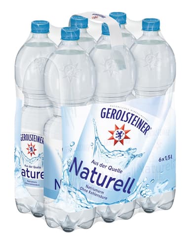 Gerolsteiner Mineralwasser Naturell 6x1,5 l PET (EINWEG)