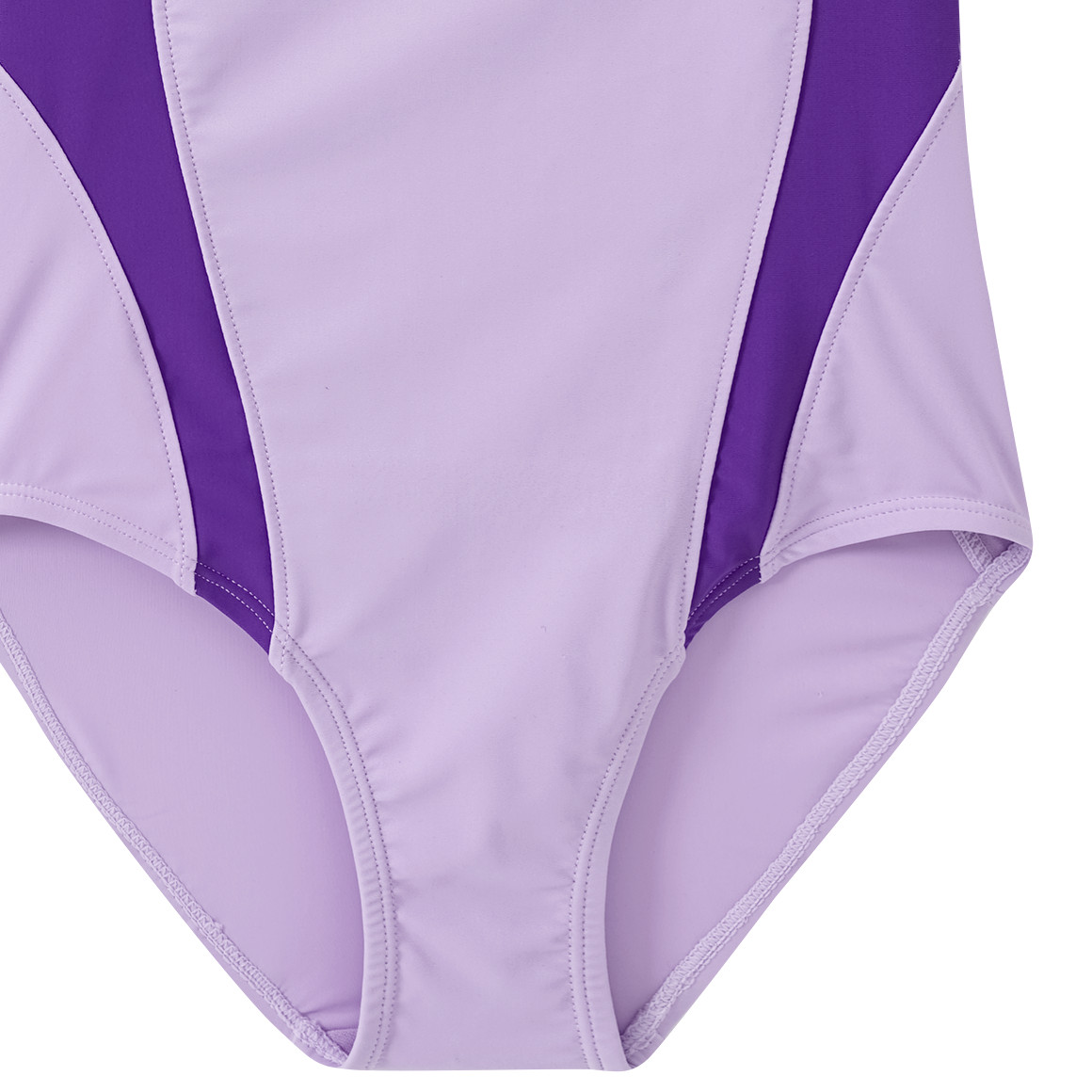 Beatwear Mädchen Sport-Badeanzug mit Ringerrücken flieder