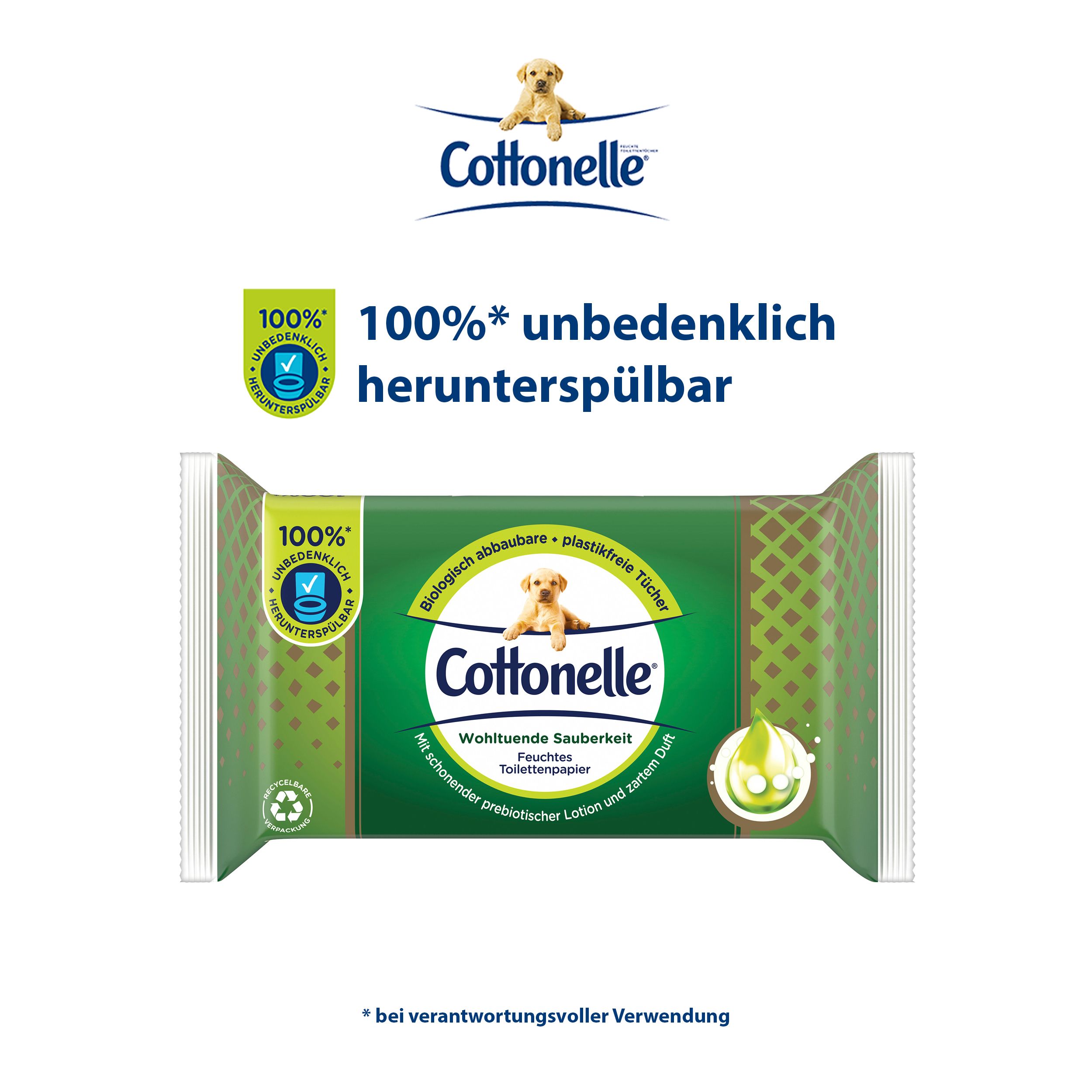 Cottonelle Feuchtes Toilettenpapier Wohltuende Sauberkeit