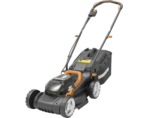 WORX 40V (2 x 20V) 34cm WG779E accu grasmaaier, inclusief 2 x 2,5Ah accu's en dubbele lader