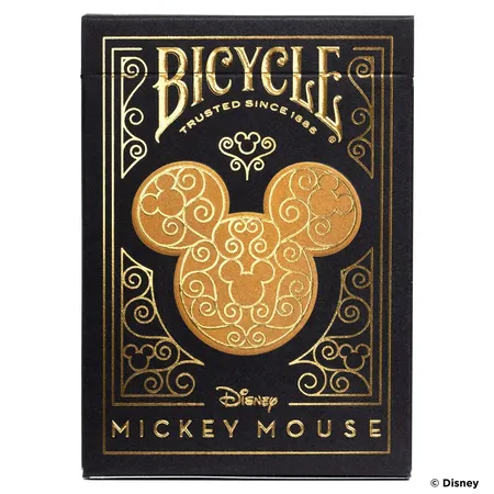 Bicycle® Kartenspiel Disney - Black & Gold Mickey