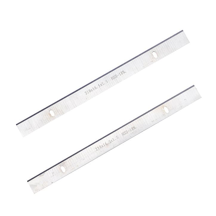 Fer de rabot dégauchisseur Universal 210 mm, 2 pièces