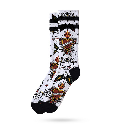 Meias americanas You Sock Mid High