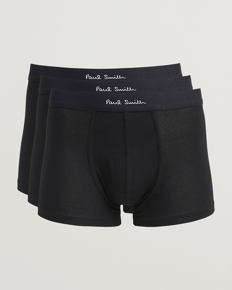 Paul Smith 3-Pack Trunk Black
