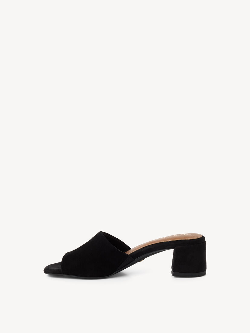 Leren Slipper - zwart