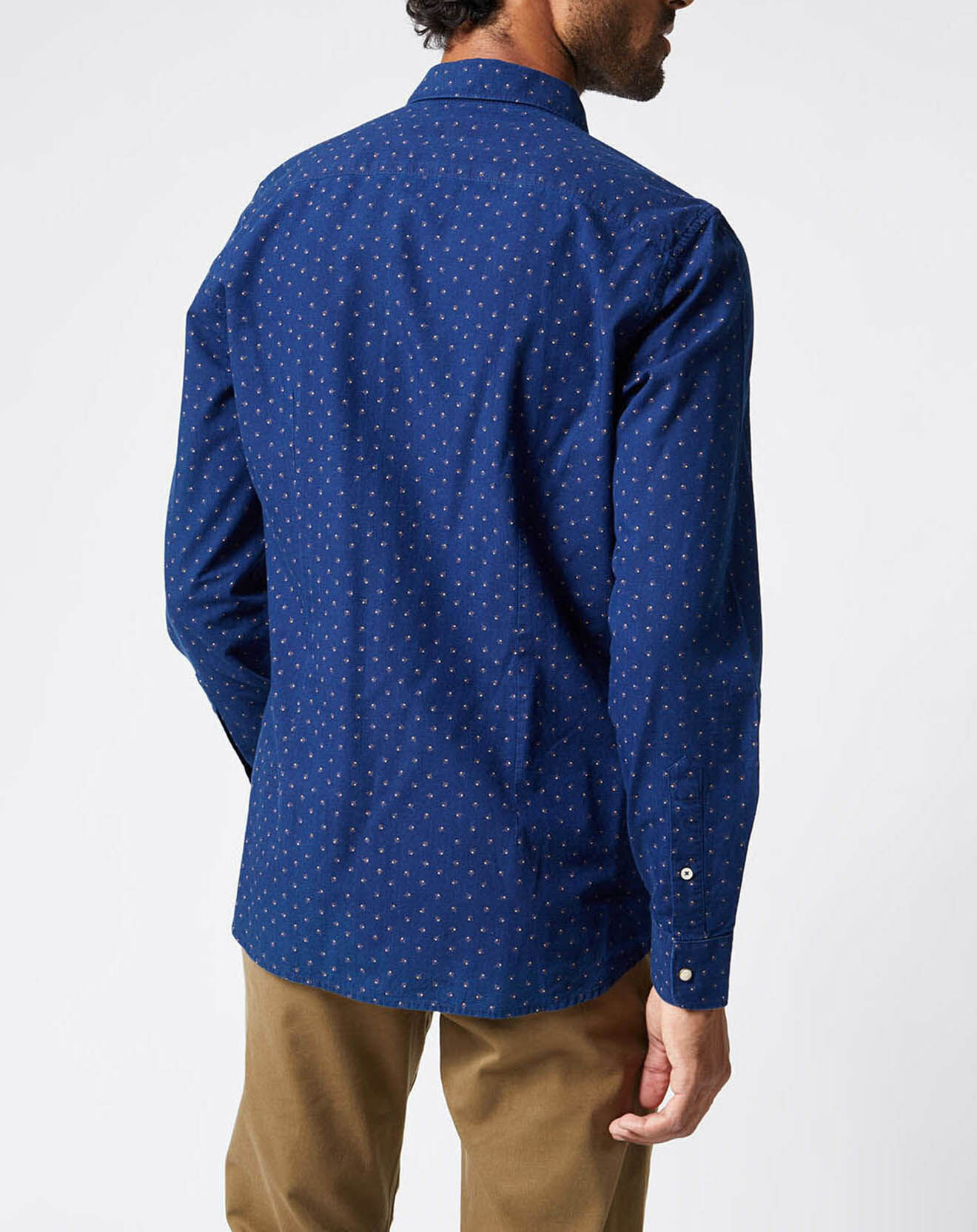 Pepe Jeans Chemise Tedworth Mid Print bleu moyen