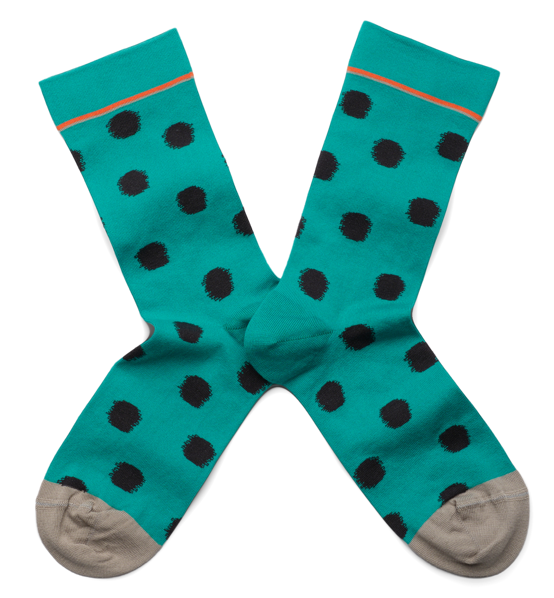 Chaussettes à pois en coton mélangé | Multicolore