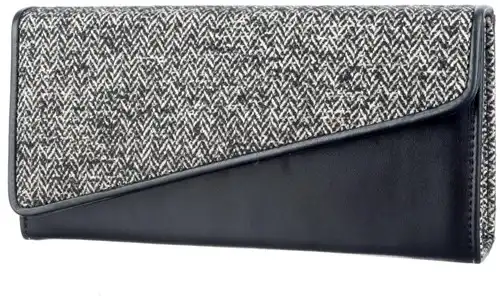 ST611 Brunate zwart/wit Damestas zwart/wit Calandschoen