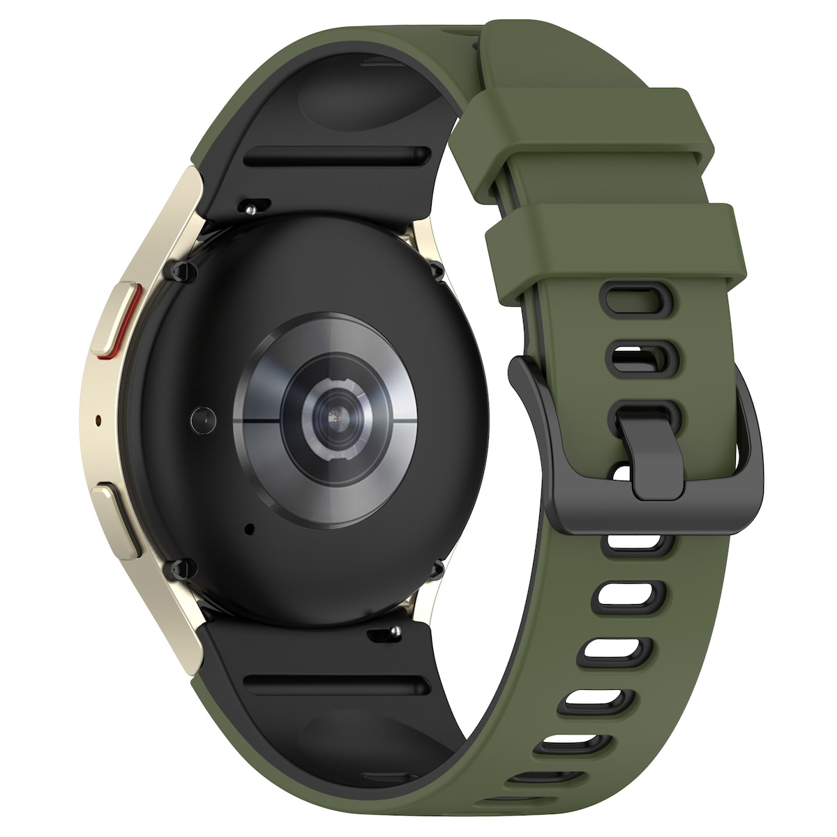 Tofarget klokkerem for Samsung Galaxy Watch 4/5/6/6 Classic Grønn