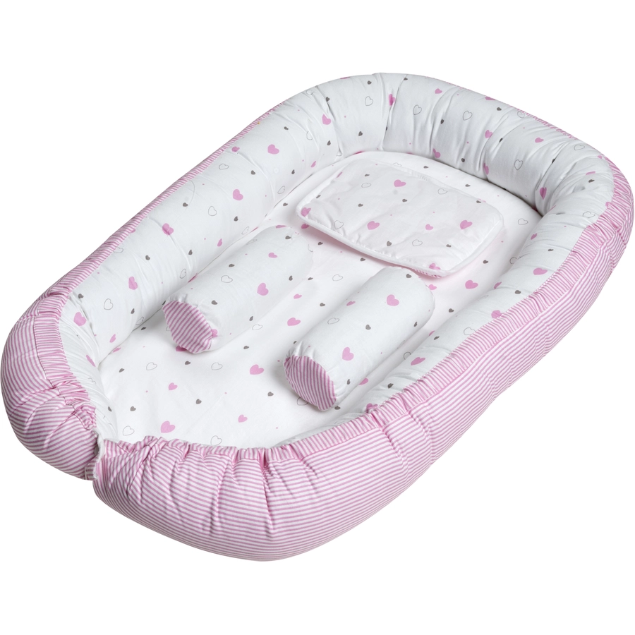 Schardt Kuschelnest Herzchen rosa