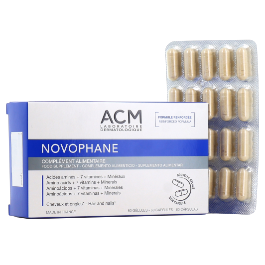 Gélules ongles et cheveux ACM Novophane