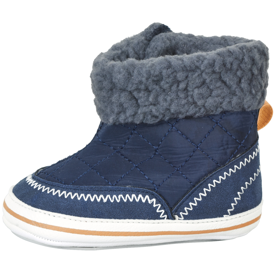Sterntaler Babyschuh Steppmuster marine